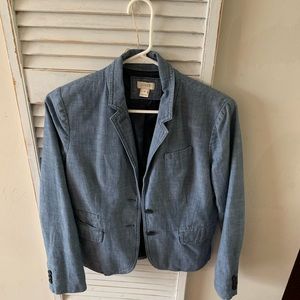 J. Crew chambray blazer